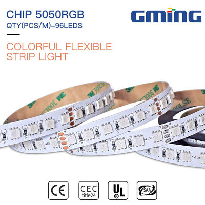 넓은 시야 각과 19.2W 프로그래밍 SMD 5050 LED 스트립 라이트